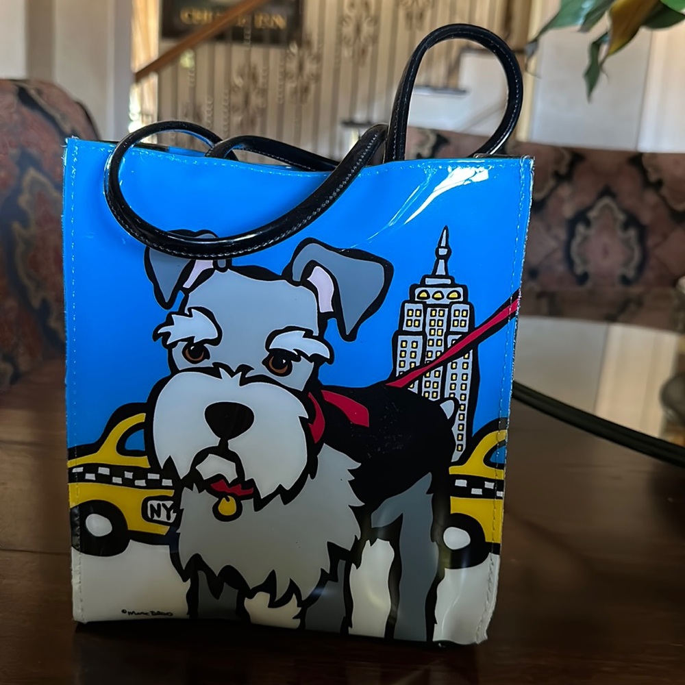 Bloomingdale’s Little Bag NYC Tote Bloomies Marc Tetro taxi Empire State dog